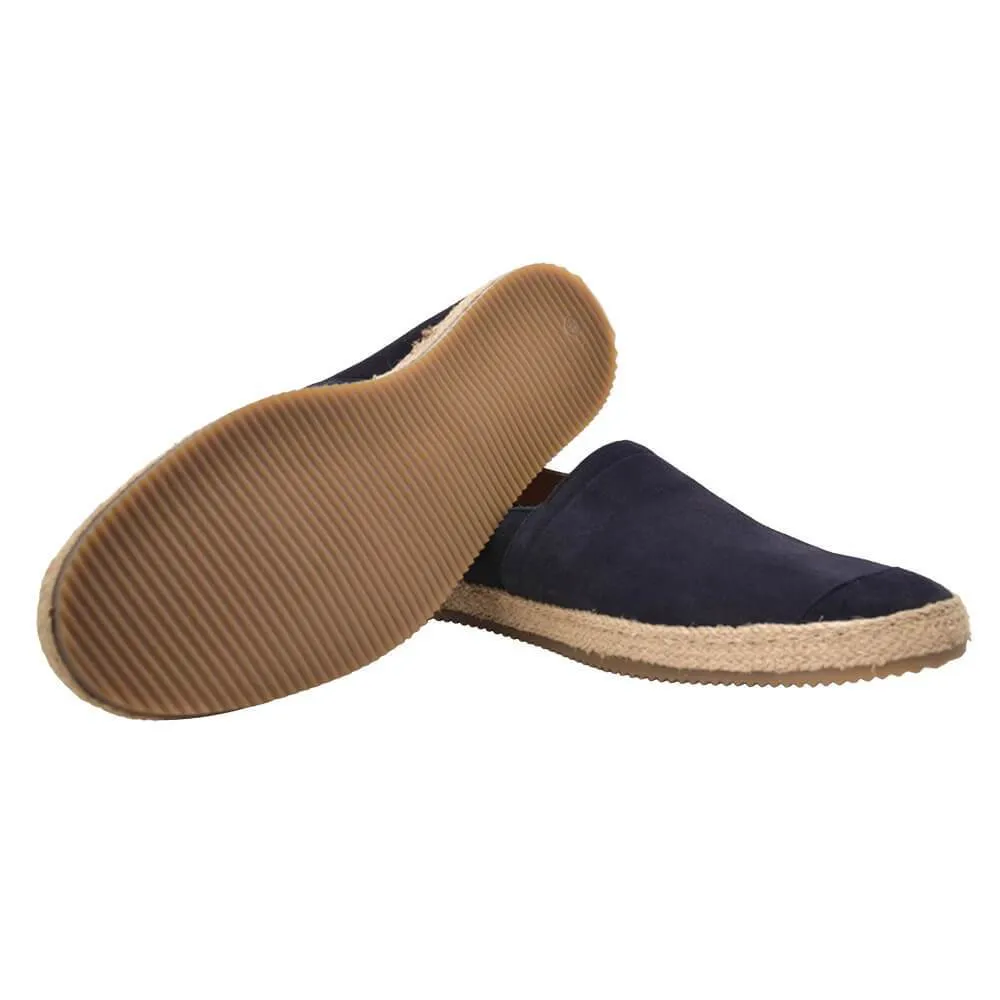 Gagliardi Navy Suede Espadrilles