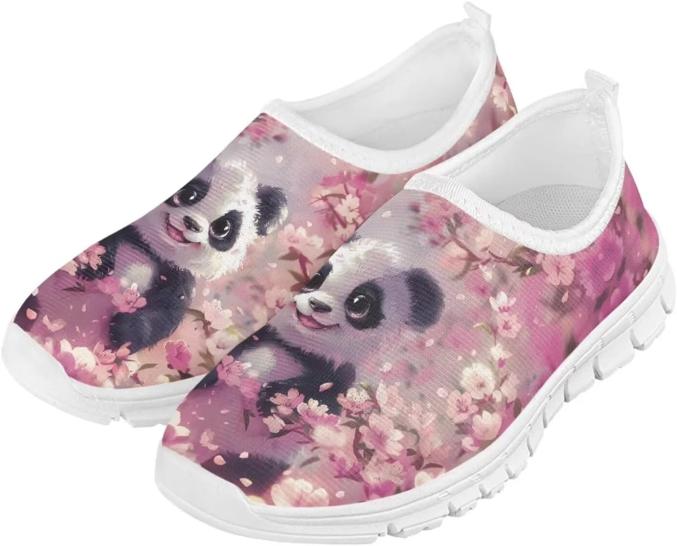 Girls Athletic Shoes Cute Kids Gym Running Slip On Shoes for Girls