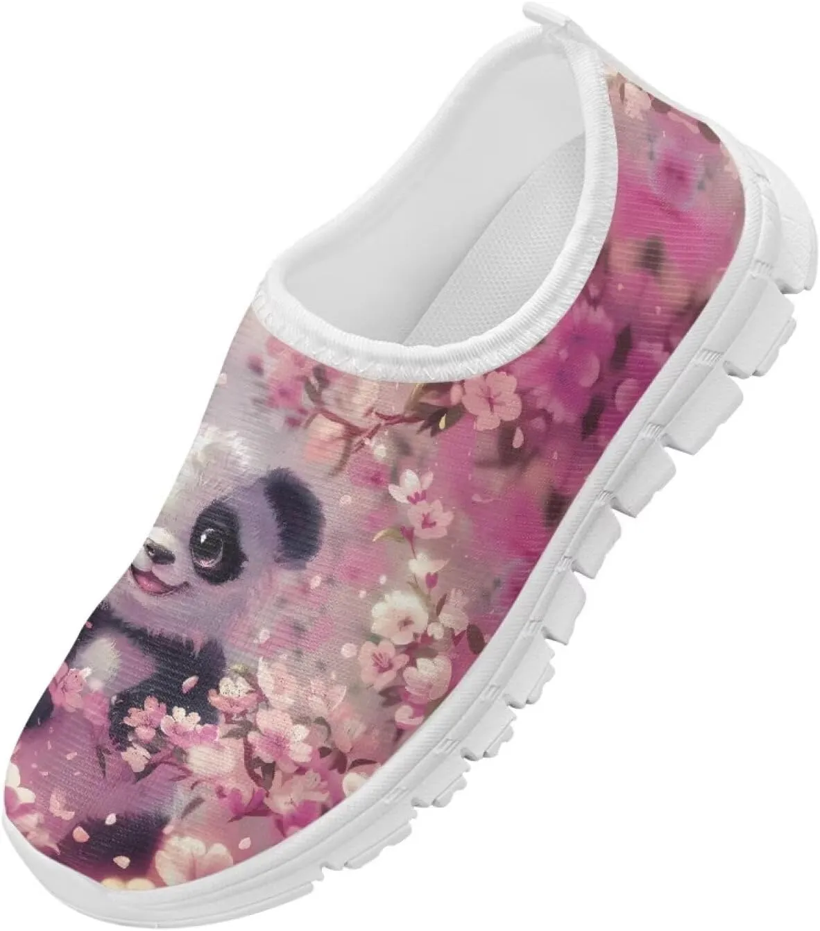 Girls Athletic Shoes Cute Kids Gym Running Slip On Shoes for Girls