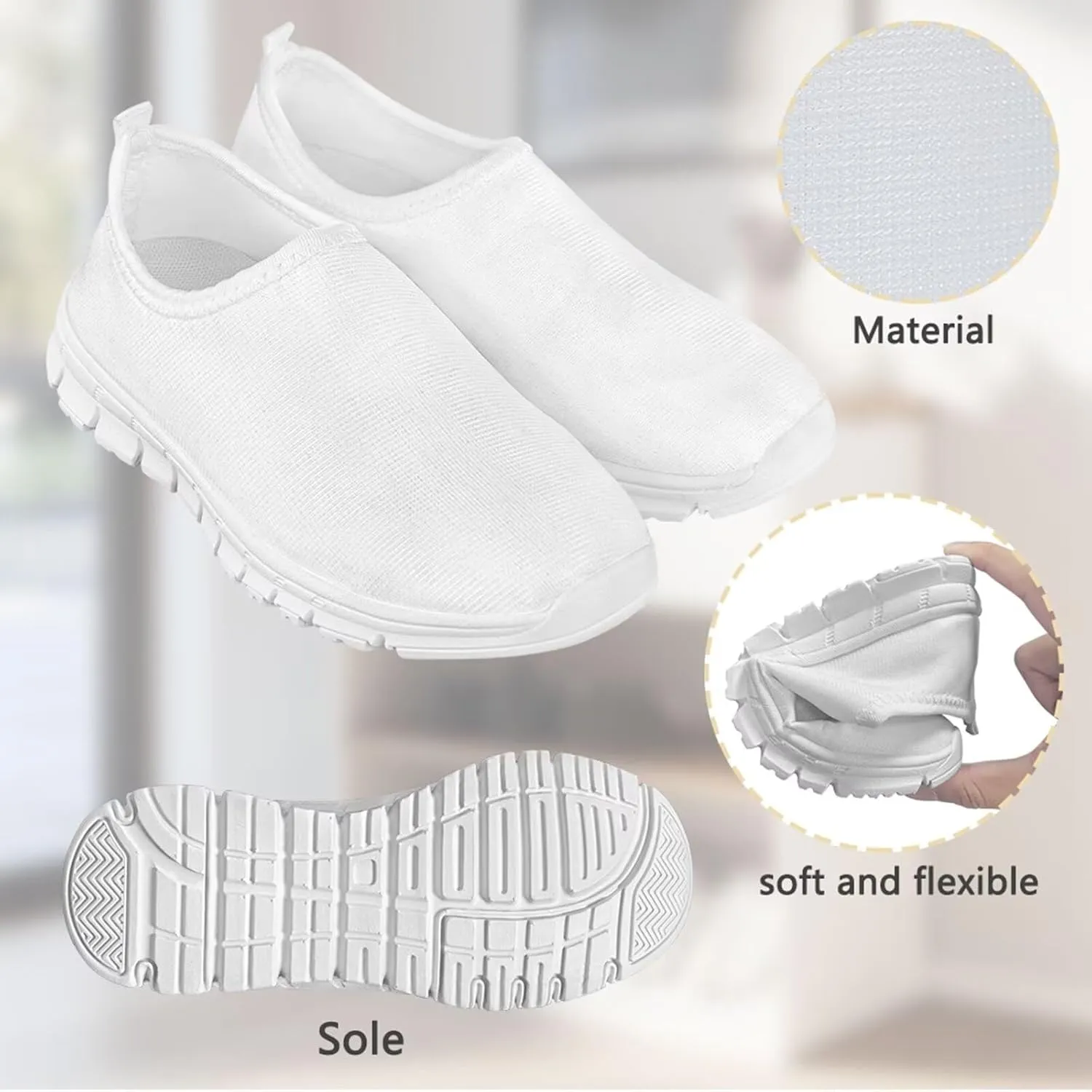 Girls Slip On Shoes Easter Sneakers for Girls Kids Cute Holiday Shoes