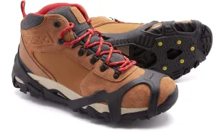 ICETRAX V3 Tungsten Crampons, Ice Cleats for Shoes and Boots - Ice Grips for Snow and Ice, Non-Slip Shoe Grippers with Reflective Heel