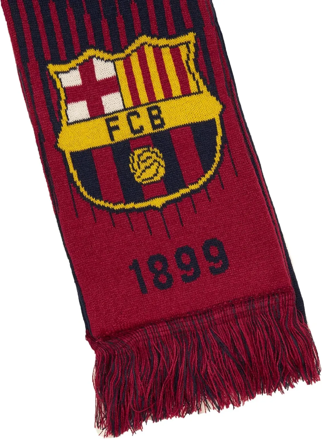 Icon Sports Soccer Team Scarf – Official World Football Club Logo Fans Premium Reversible Knit Warm Fringe Scarves Wrap