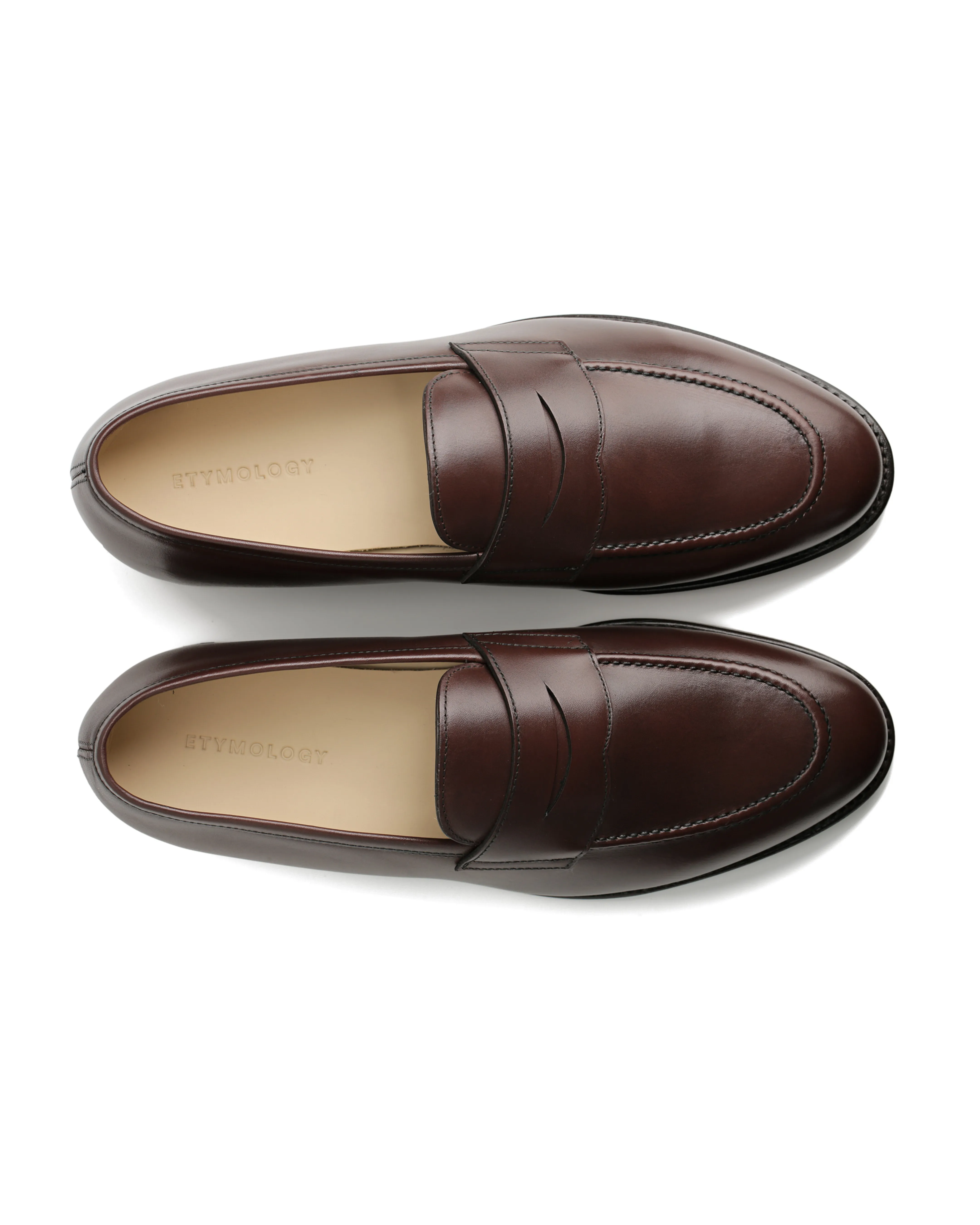 Ito Penny Loafer - Henna Brown Calf
