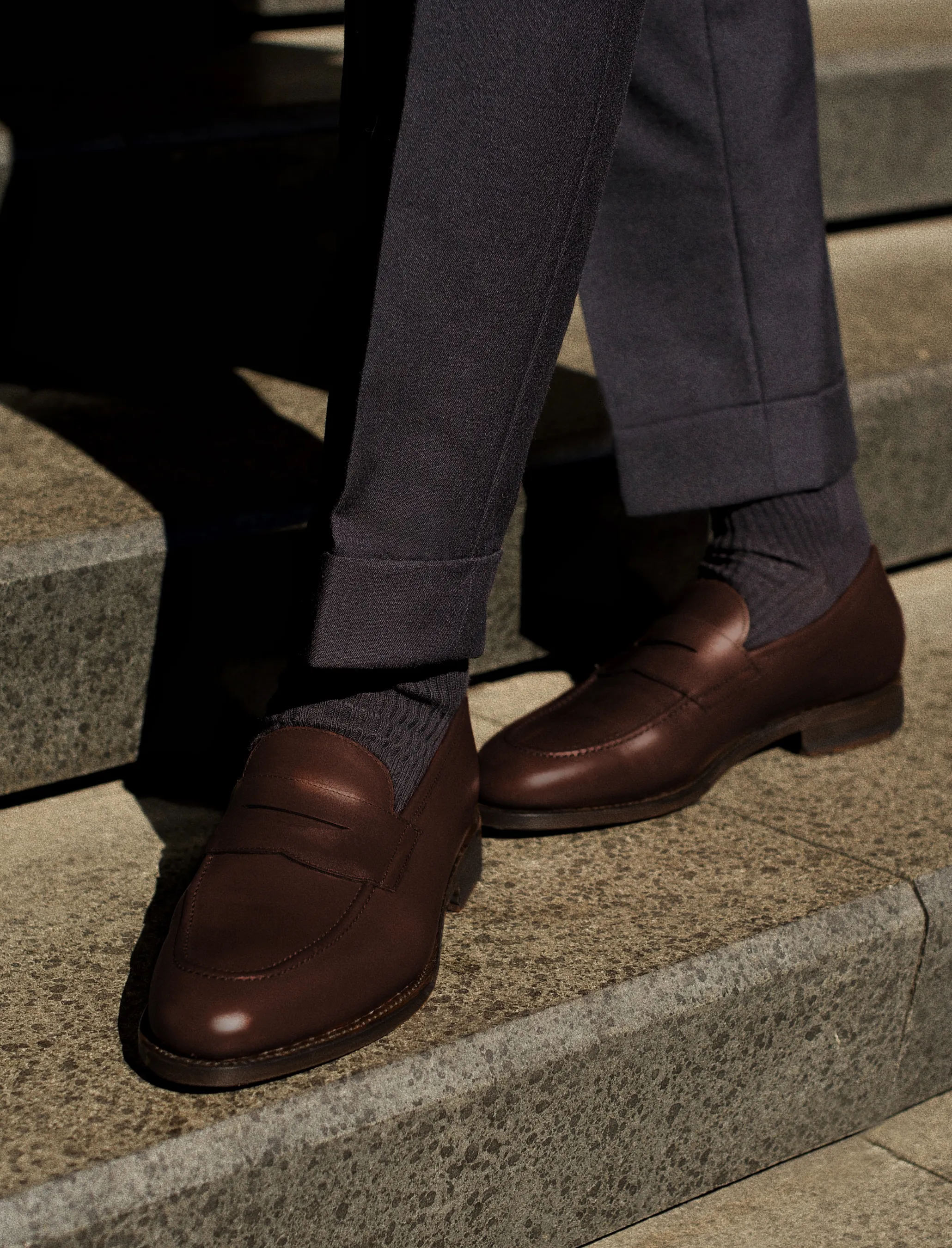 Ito Penny Loafer - Henna Brown Calf