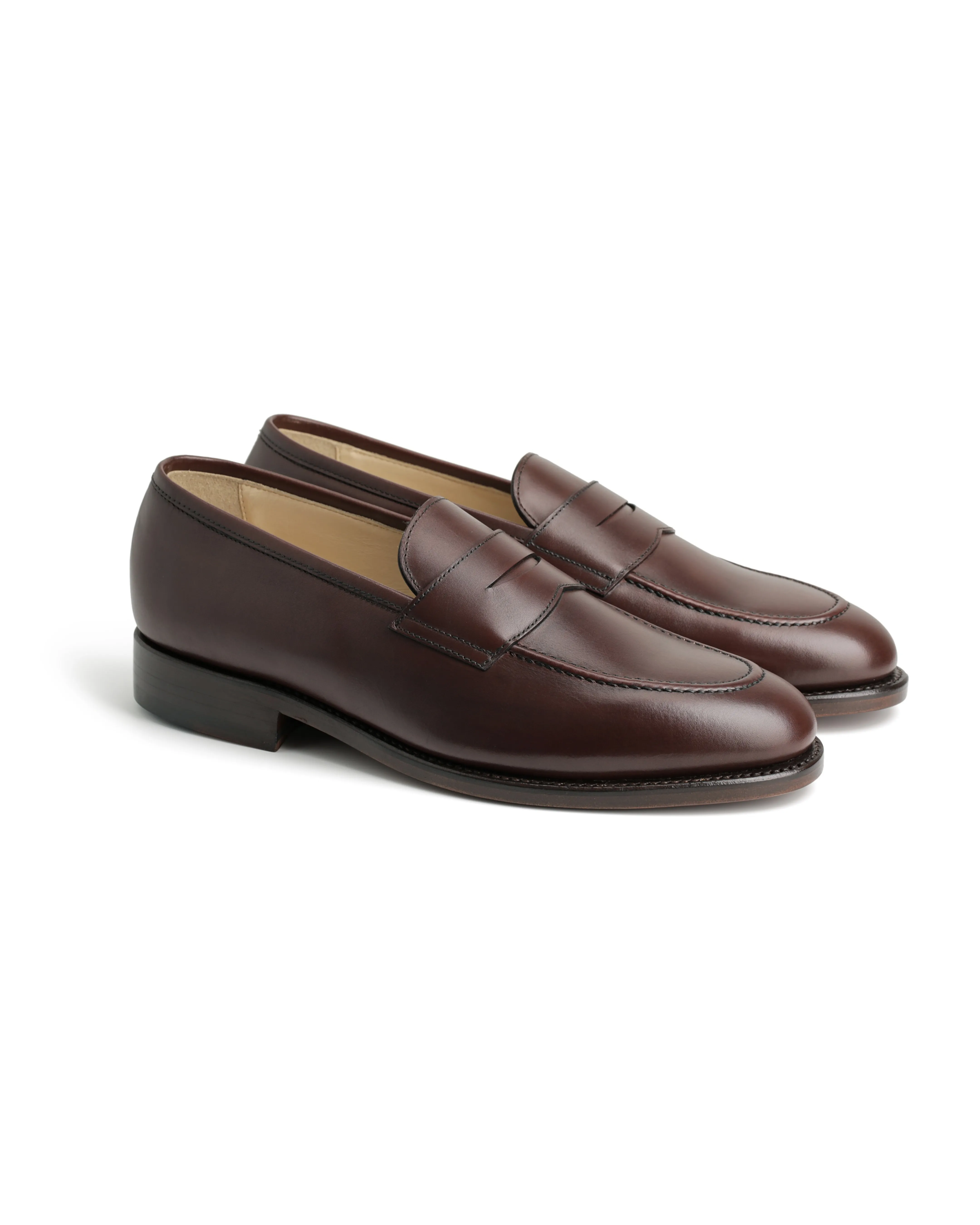 Ito Penny Loafer - Henna Brown Calf