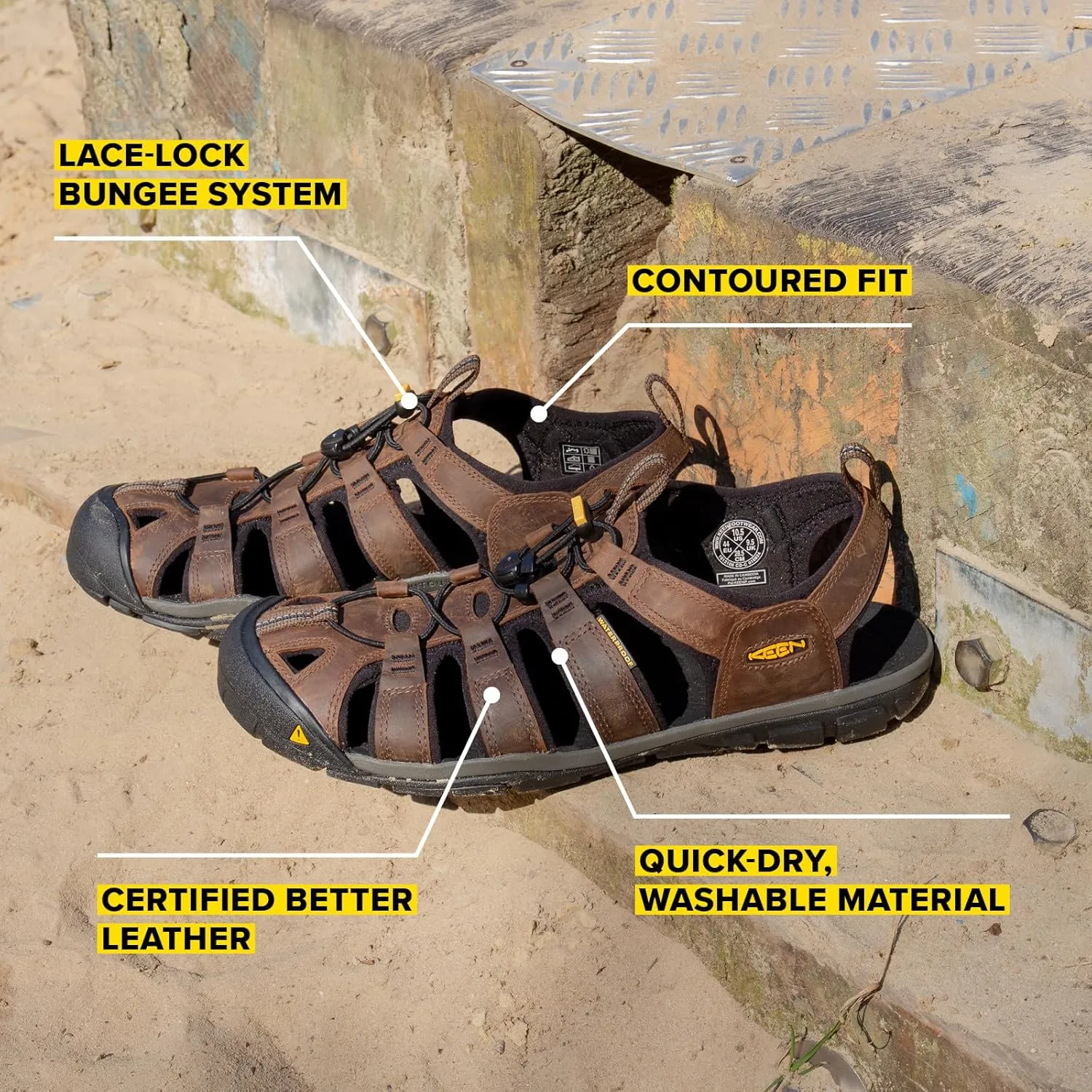 KEEN Men's Clearwater CNX Lightweight Water Sandals