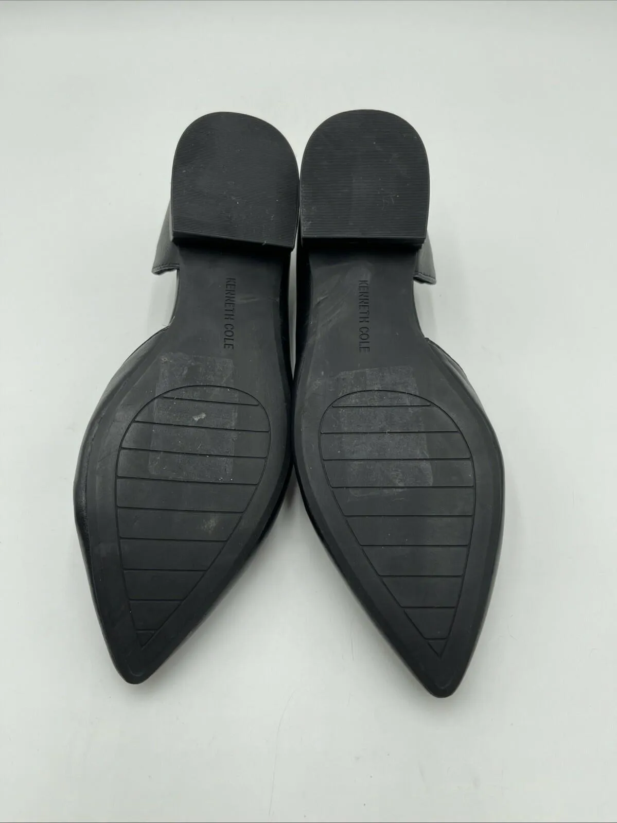 Kenneth Cole New York Carmina Leather Flats Black Size 6 - Very Good