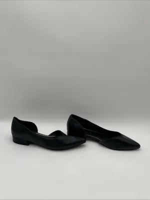 Kenneth Cole New York Carmina Leather Flats Black Size 6 - Very Good