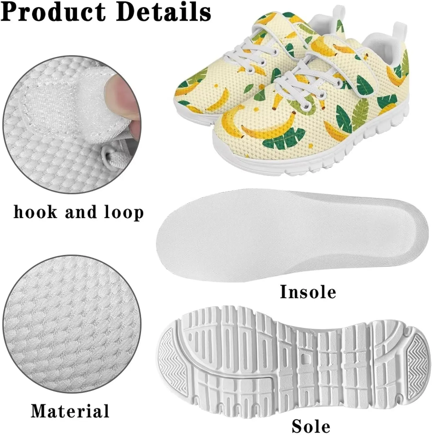 Kids Shoes for Boys Girls Lightweight Strap Sneakers with Single Buckle Slip On Tennis Shoes Running Sneakers