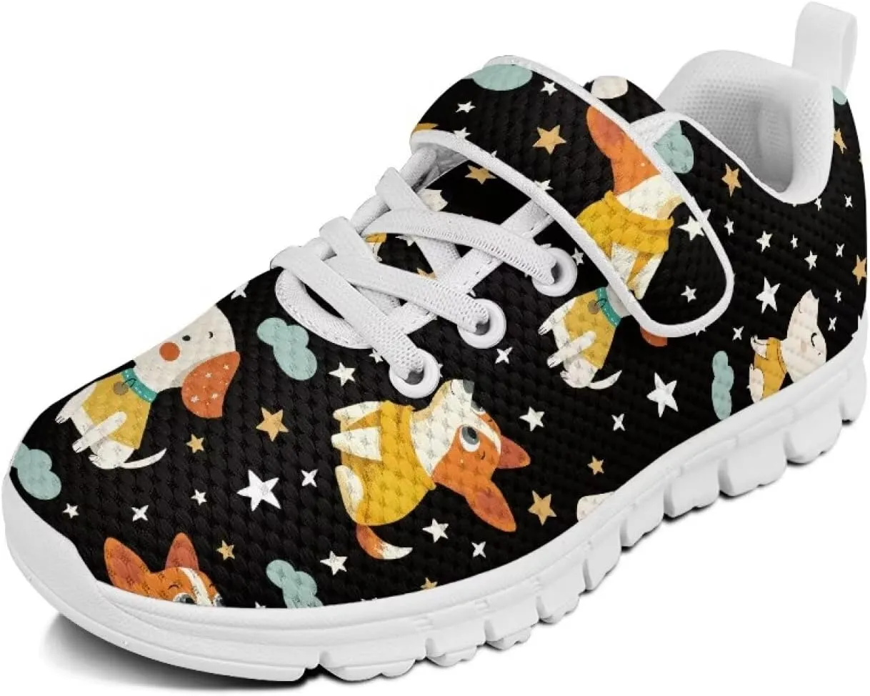 Kids Shoes for Boys Girls Lightweight Strap Sneakers with Single Buckle Slip On Tennis Shoes Running Sneakers