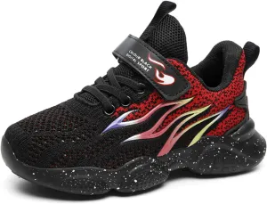Kids Sneakers for Boys Girls Cool Pattern Athletic Running Tennis Shoes for Little Kid Big Kid