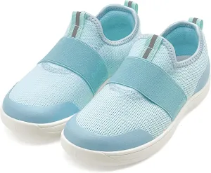 Kids Sneakers for Boys Girls Slip On Wide Toe Box Barefoot Shoes Toddler Minimalist Zero Drop Sneakers Breathable Tennis Walking Shoes
