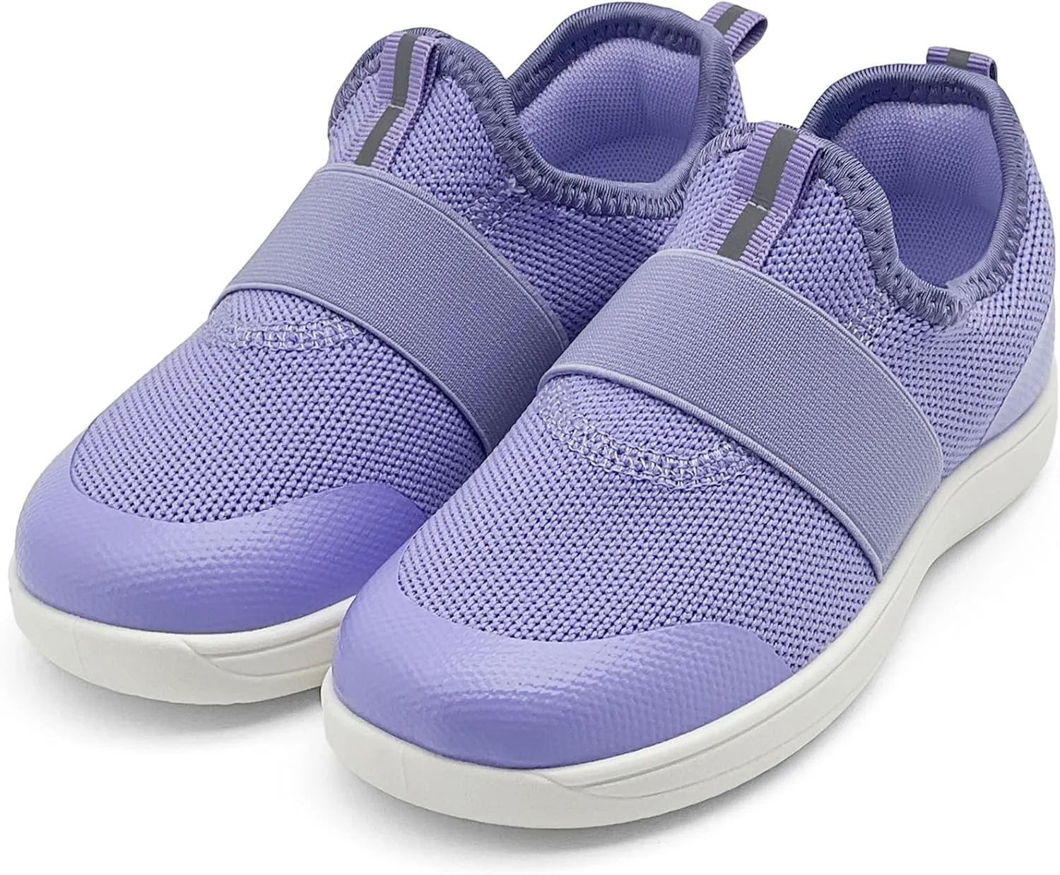 Kids Sneakers for Boys Girls Slip On Wide Toe Box Barefoot Shoes Toddler Minimalist Zero Drop Sneakers Breathable Tennis Walking Shoes