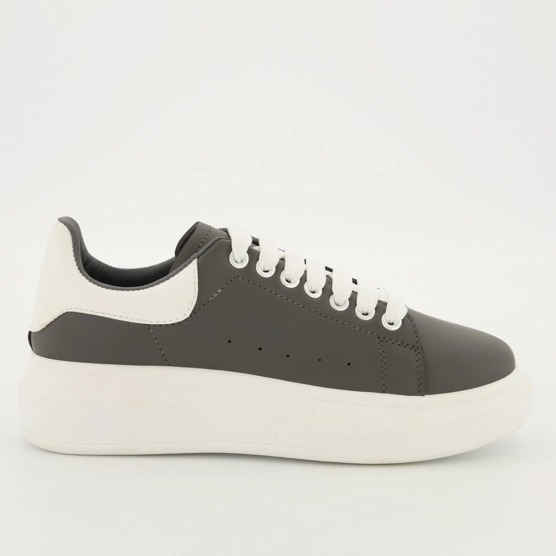 Ladies Platform Sneaker - Grey