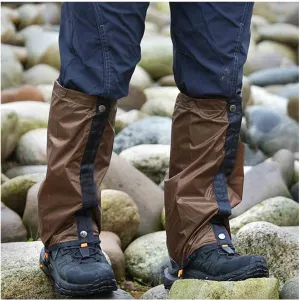 Leg Gaiters, Adjustable Snow Leg Gaiters,Lightweight Ankle Gaiters, for Hiking in Mud,Sand and Snow,Mountain Climbing