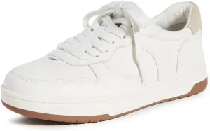 Madewell Court Sneakers in White Leather - Sneakers for Women - Lace-up Closure - Leather Upper - Textile Lining