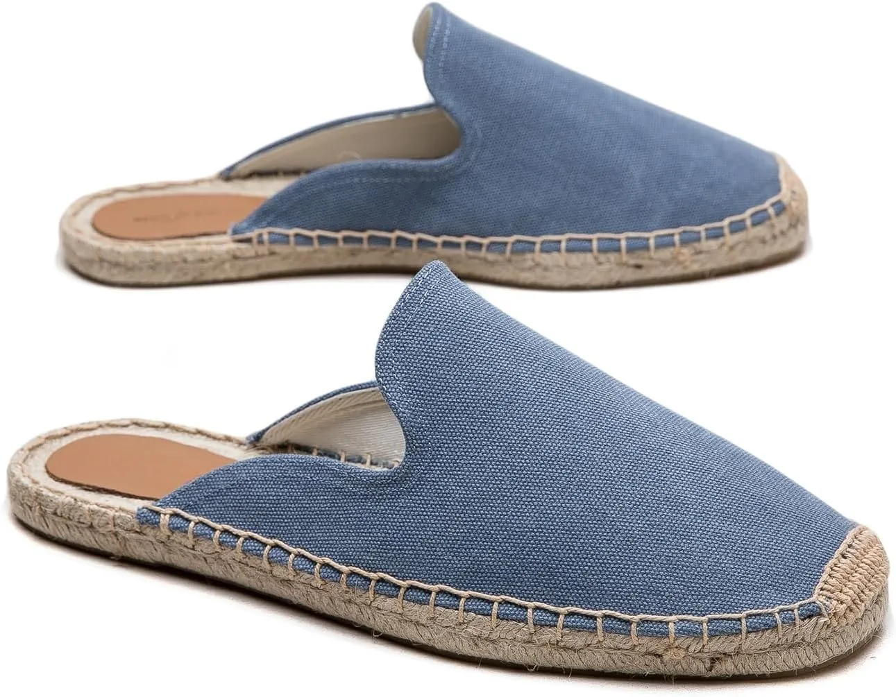 Men's Mule Espadrilles Shoes - Fashion Espadrilles for Men Comfort Breathable Espadrille Flats Suitable for Both Outdoor and Indoor