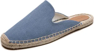 Men's Mule Espadrilles Shoes - Fashion Espadrilles for Men Comfort Breathable Espadrille Flats Suitable for Both Outdoor and Indoor