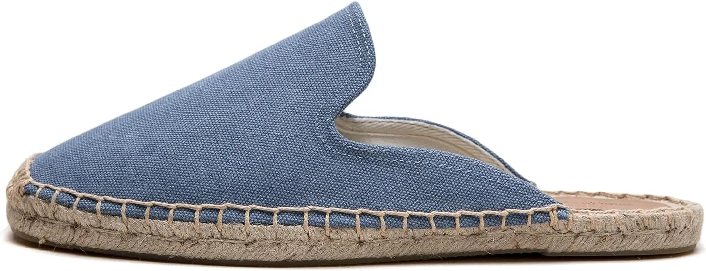 Men's Mule Espadrilles Shoes - Fashion Espadrilles for Men Comfort Breathable Espadrille Flats Suitable for Both Outdoor and Indoor
