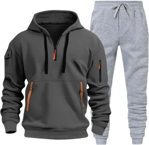 Men's Tracksuit 2 Piece Hoodies Casual Jogging Gym Sweat Suits for Men Jogging Sweatshirts Sweatsuits Sets