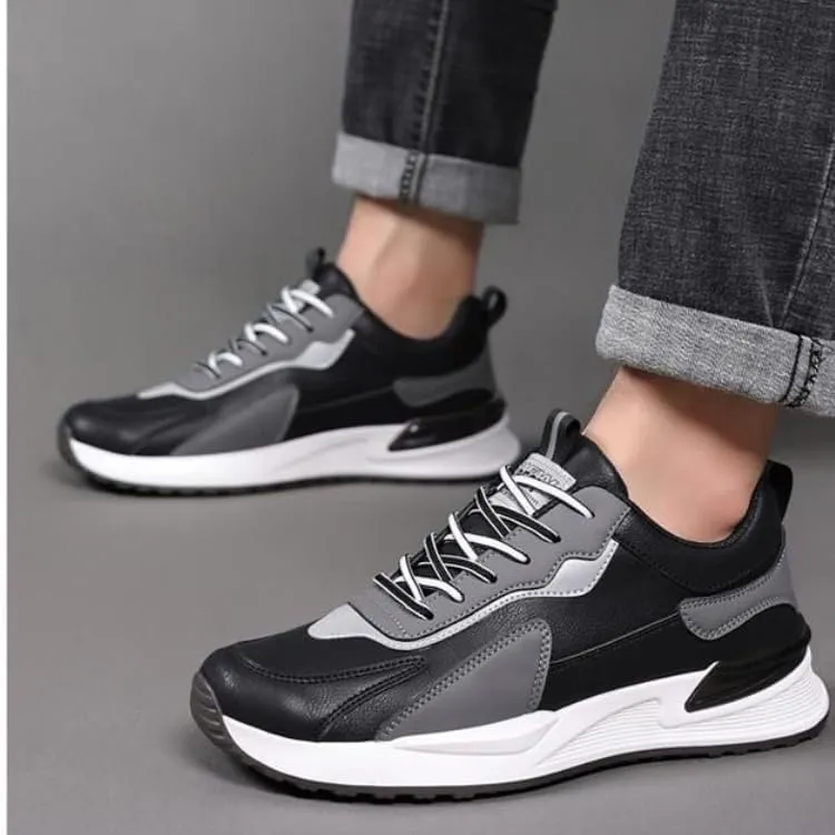 Men's Winter Sneakers Cross Training Shoe Fully Fur Lined Outdoor Sneakers Anti-Slip Water Resistant Slip On Ankle Booties