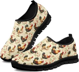 Modysero Funny Slip On Sneakers for Womens Walking Shoes Daily Casual Low Top Travel Sneaker for Ladies Tennis Shoe No Laces