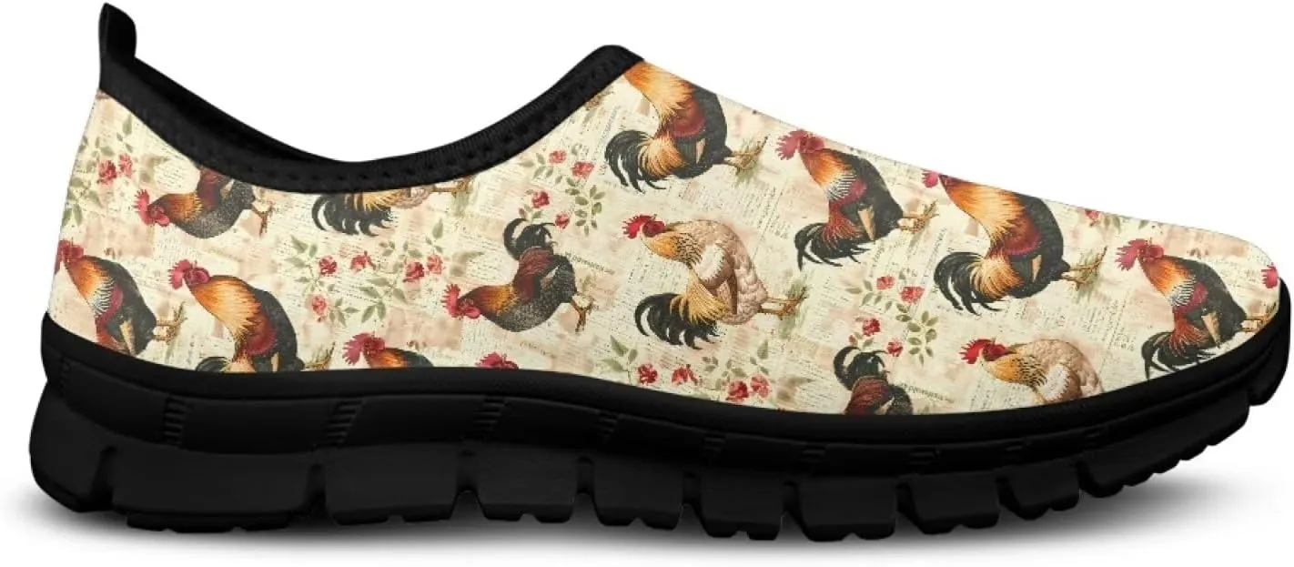 Modysero Funny Slip On Sneakers for Womens Walking Shoes Daily Casual Low Top Travel Sneaker for Ladies Tennis Shoe No Laces