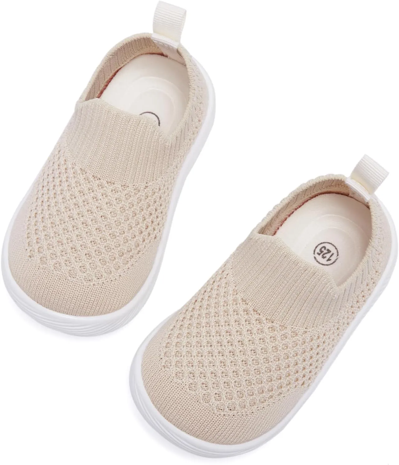 MORENDL Baby Shoes Toddler Walking Sock Shoes Non-Slip Breathable Boys & Girls Sneakers Infant Tennis Shoes