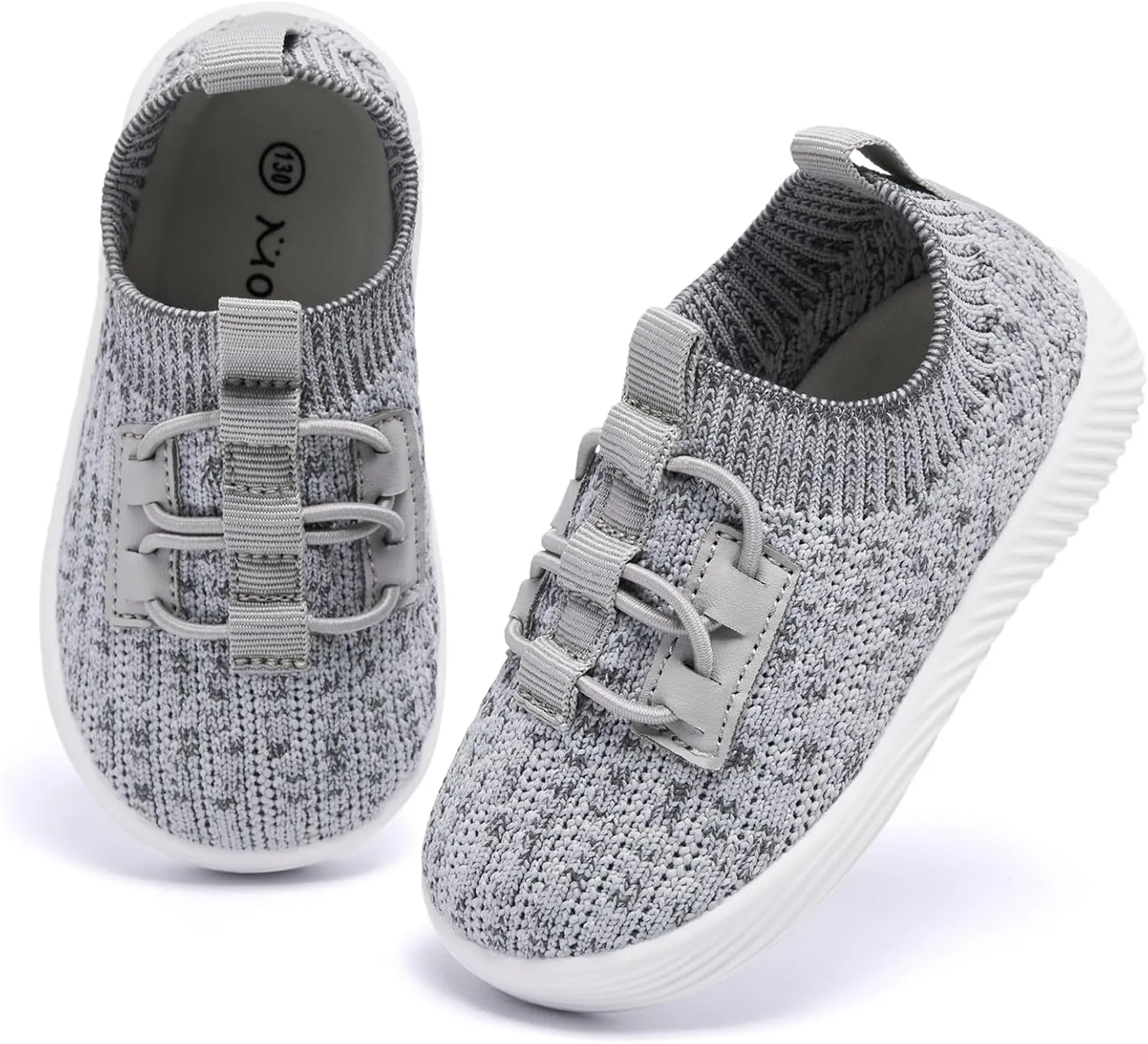 MORENDL Toddler Slip On Sneakers Baby Walking Shoes Non-Slip Breathable Boys & Girls Tennis Shoes Infant Running Shoes