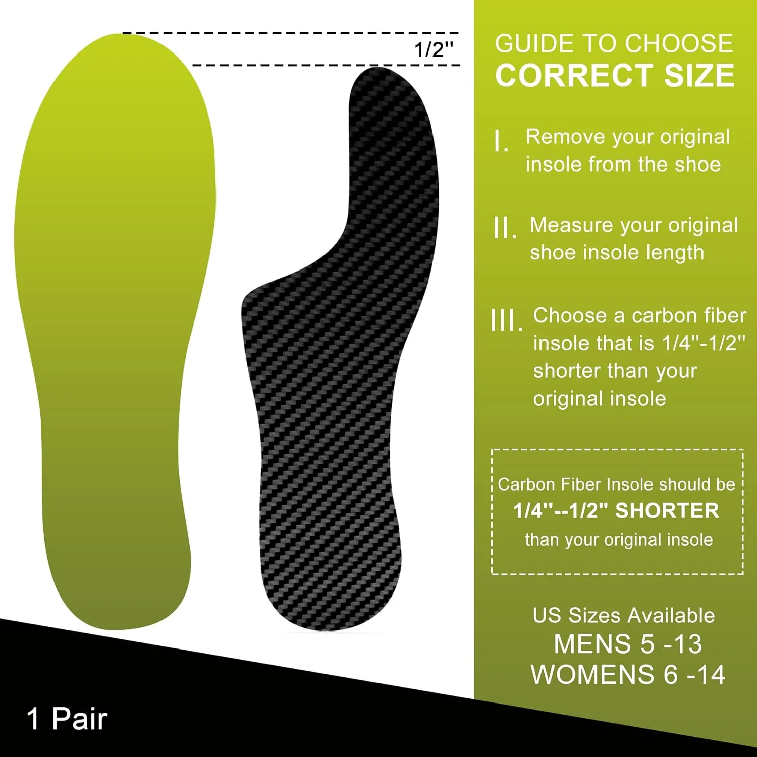 Morton's Extension Orthotic, Carbon Fiber Insole(1 Pair), Turf Toe Plate Rigid Shoe Insert for Morton's Toe, Turf Toe, Arthritis, Hallux Rigidus, Broken Big Toe, Alternative to Turf Toe Brace,255mm