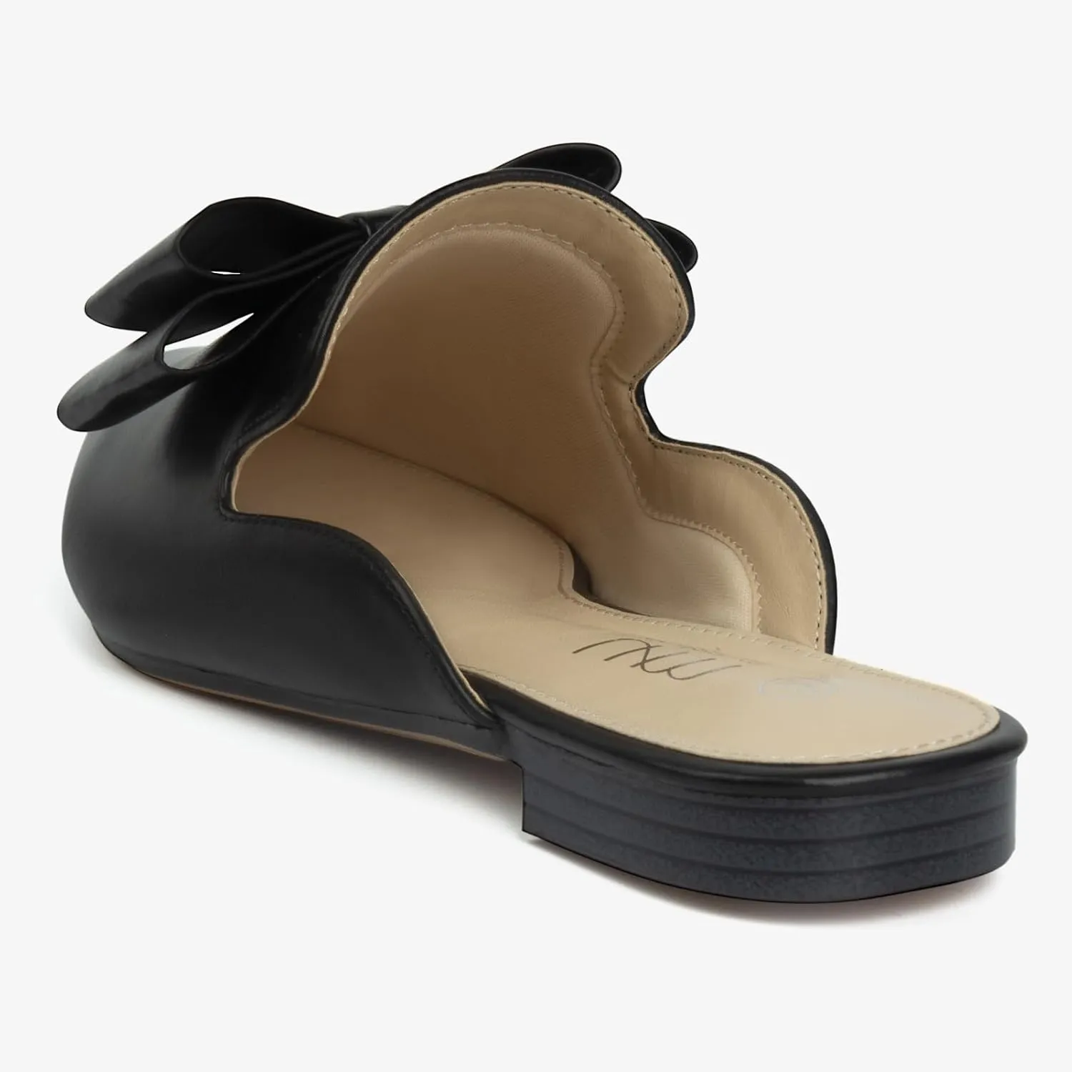 MUSSHOE Mules for Women Flats Comfortable Pointed Toe Slip on Women Mules Flats…