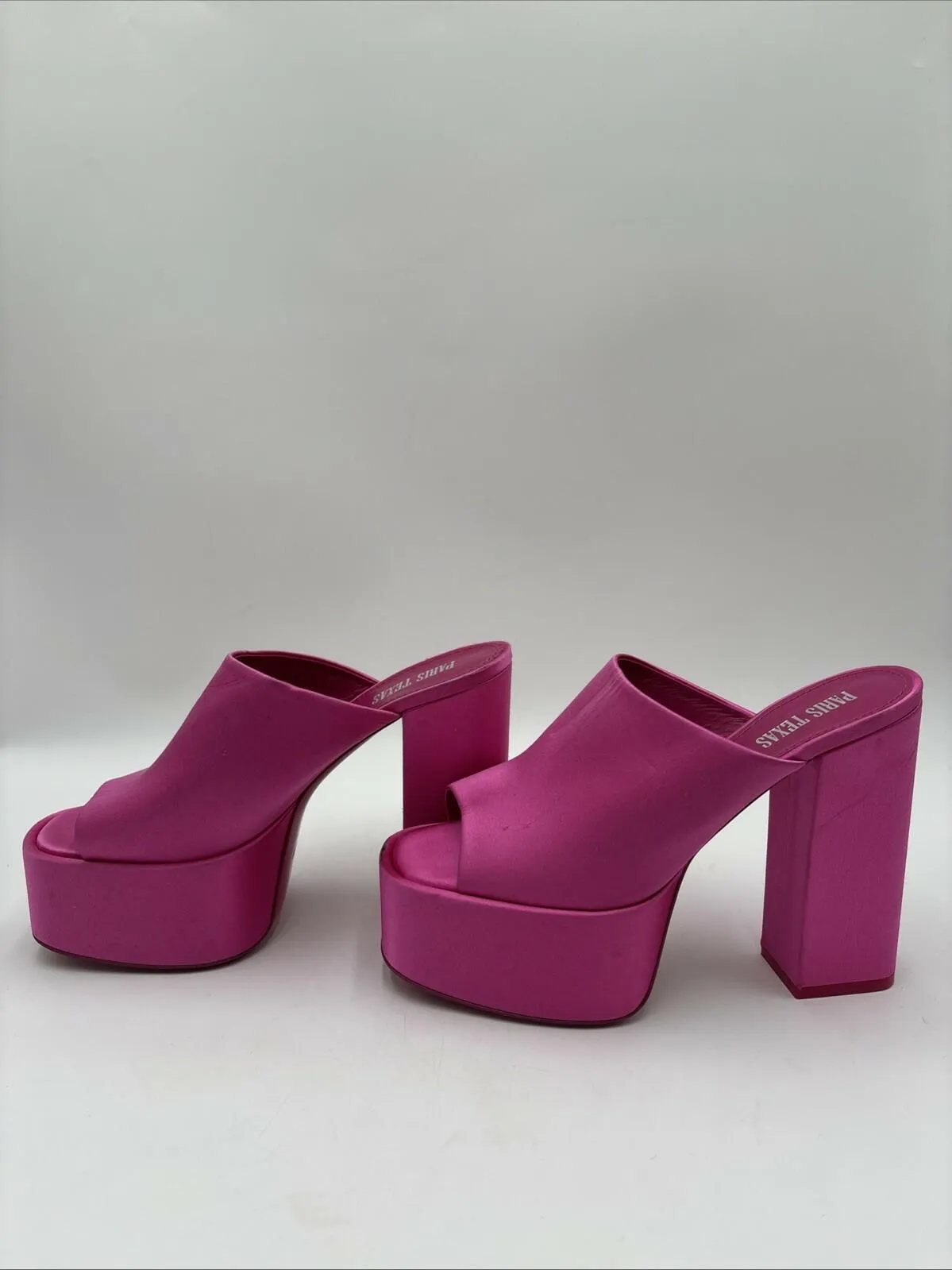 Paris Texas Sasha Fabric Mules Women’s Pink Size 39 - Very Good