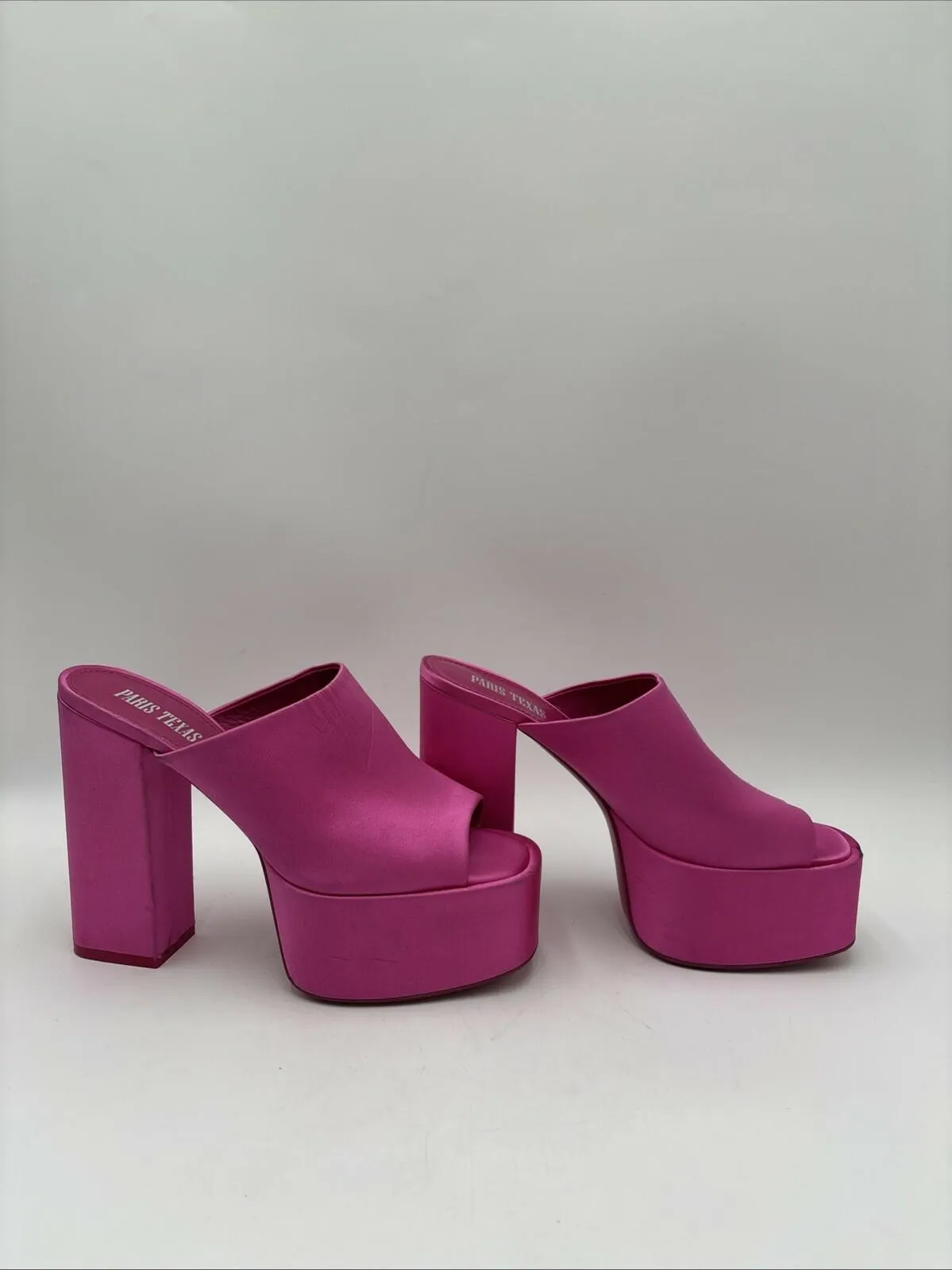 Paris Texas Sasha Fabric Mules Women’s Pink Size 39 - Very Good