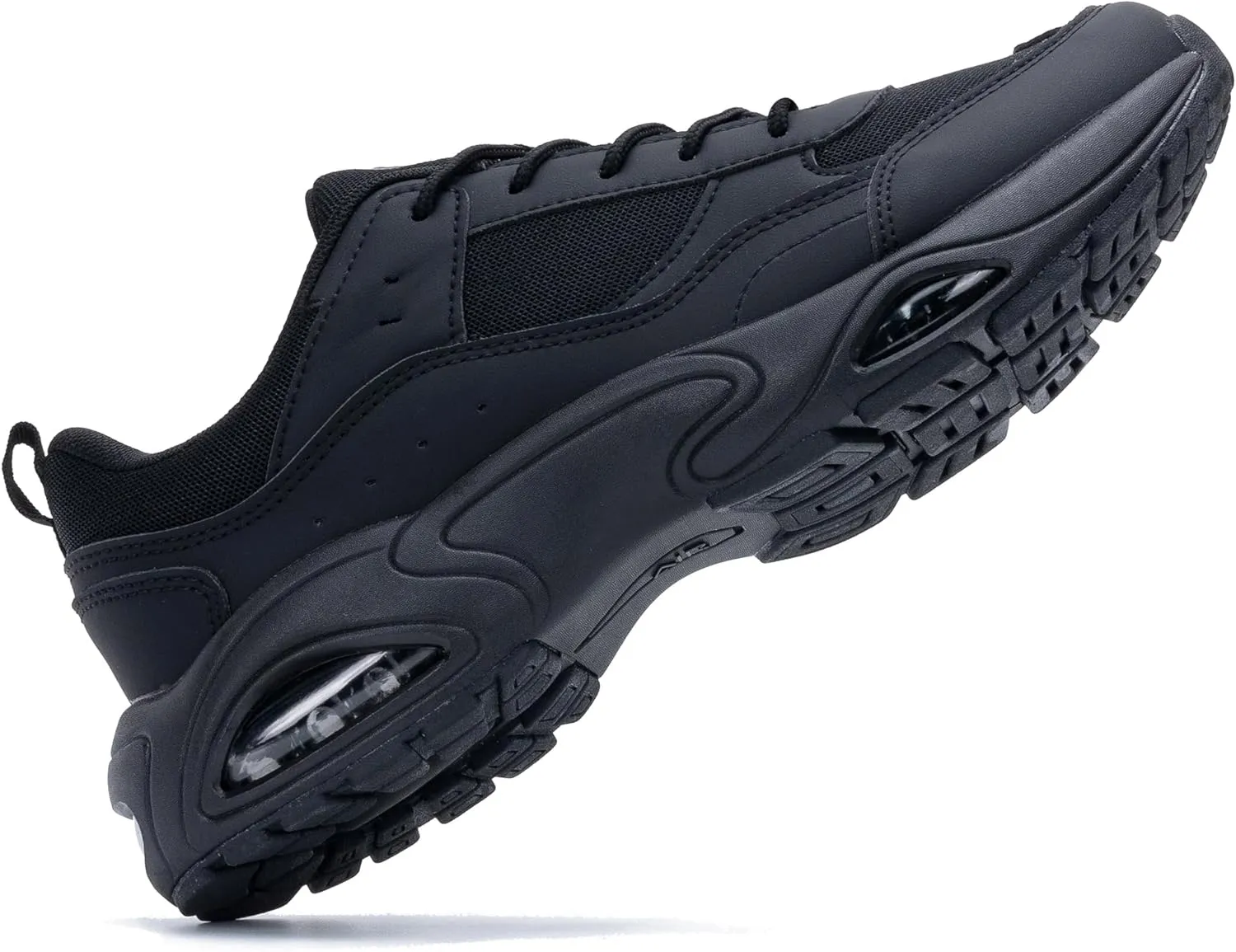 PERSOUL Mens Air Running Shoes Athletic Tennis Sneakers Lightweight Breathable Mesh Walking Jogging Workout Non Slip Footwear