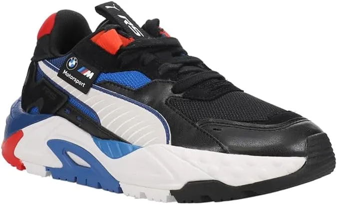 PUMA BMW M Motorsport RS-Truck (Big Kid) Puma Black/Puma White/Cool Cobalt 5.5 Big Kid M