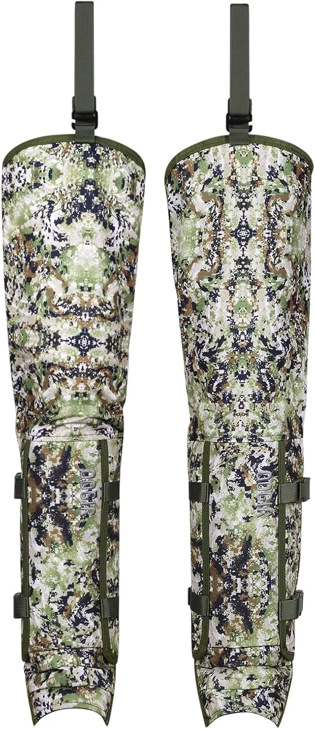 QOGIR Snake Guard Protection Chaps: Snake Bite Protection for Ankle to Thigh Snake Chaps, Waterproof Snake Gaiters for Men & Women, Hunting Full Protection for Legs from Snake Bites and Briar Thorns