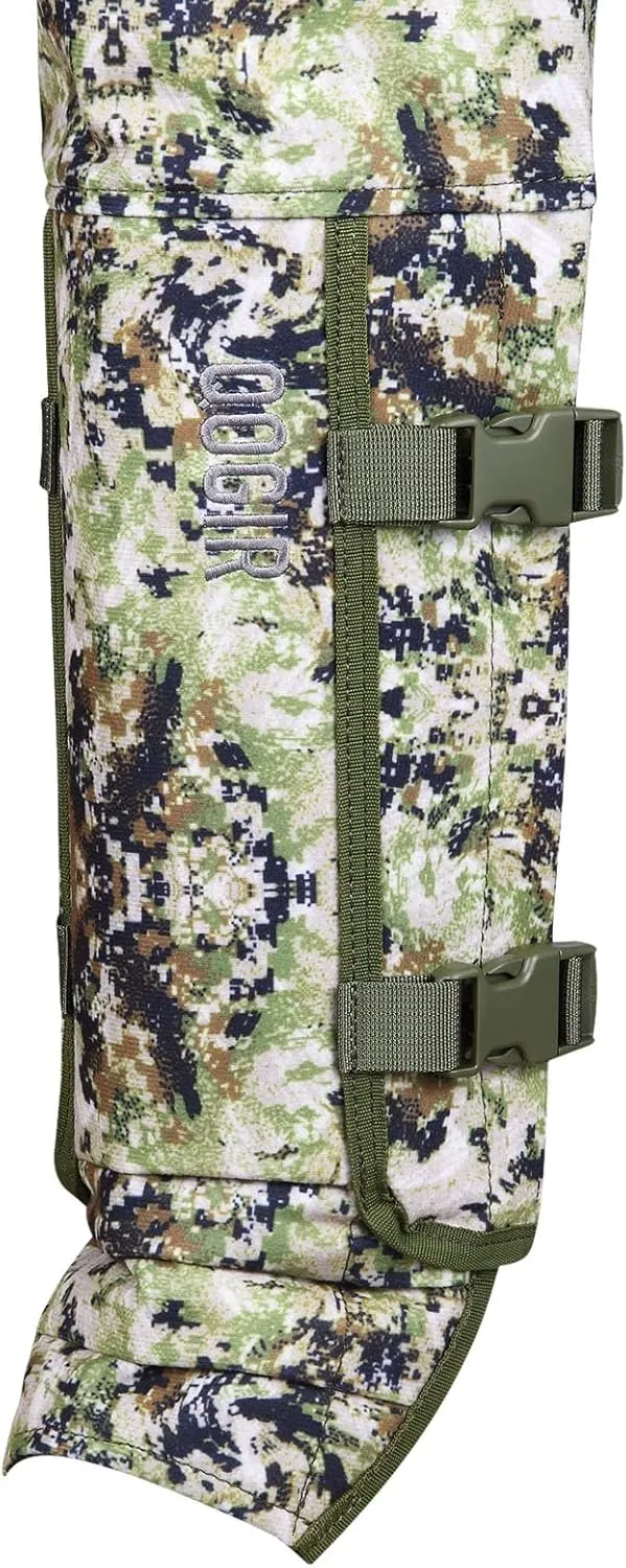 QOGIR Snake Guard Protection Chaps: Snake Bite Protection for Ankle to Thigh Snake Chaps, Waterproof Snake Gaiters for Men & Women, Hunting Full Protection for Legs from Snake Bites and Briar Thorns