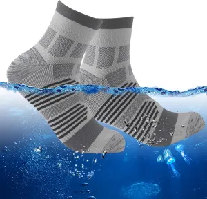 RANDY SUN Waterproof Socks, Unisex Hiking Wading Trail Running Kayaking Crew Socks