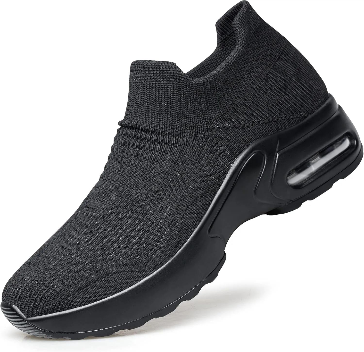 Raoendis Womens Walking Shoes - Sock Sneakers Daily Casual Shoes Slip on Comfortable Nursing Work Shoes