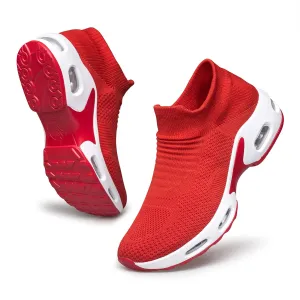 Raoendis Womens Walking Shoes - Sock Sneakers Daily Casual Shoes Slip on Comfortable Nursing Work Shoes