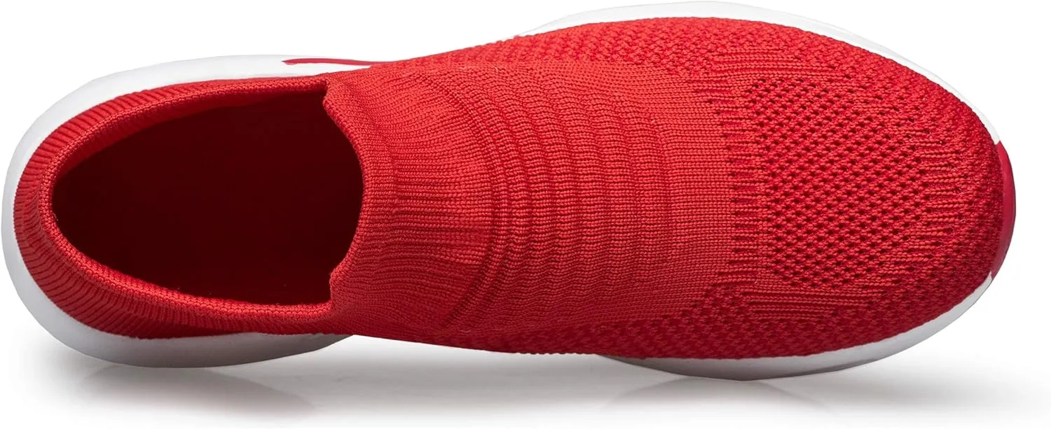 Raoendis Womens Walking Shoes - Sock Sneakers Daily Casual Shoes Slip on Comfortable Nursing Work Shoes
