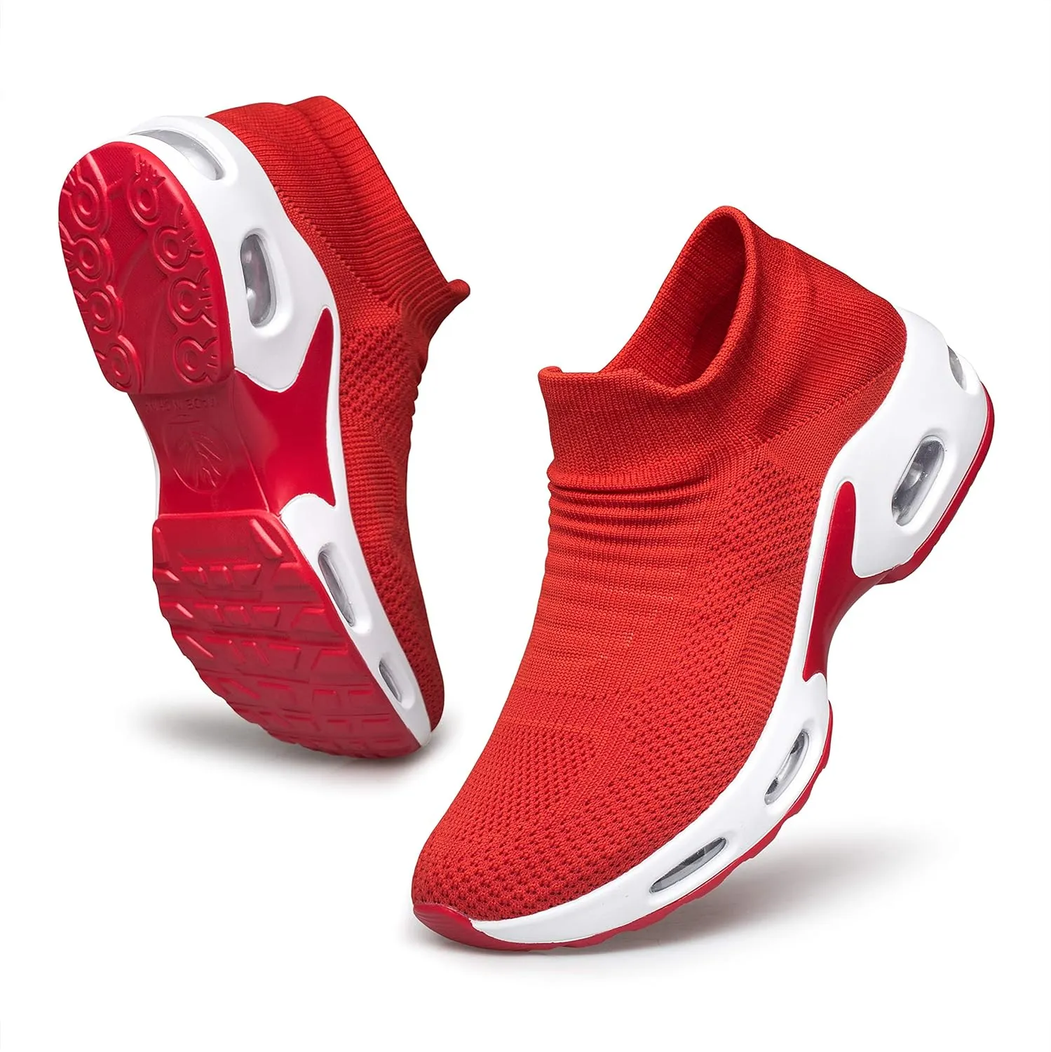 Raoendis Womens Walking Shoes - Sock Sneakers Daily Casual Shoes Slip on Comfortable Nursing Work Shoes