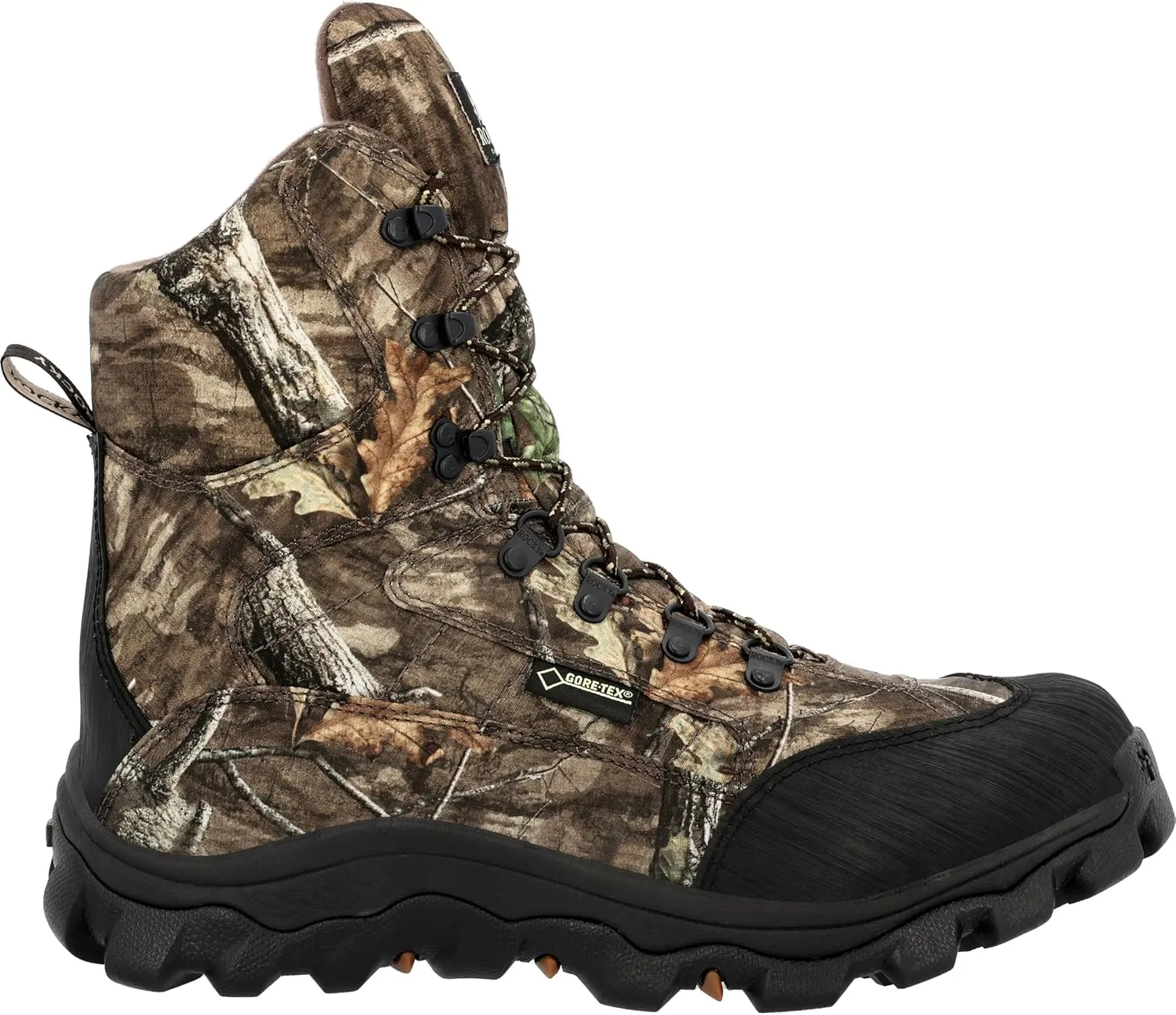 ROCKY Lynx 8" GORE-TEX Waterproof, 800 Gram, Mossy Oak Country Roots, Olv/Treebark, Size 10.5(M)