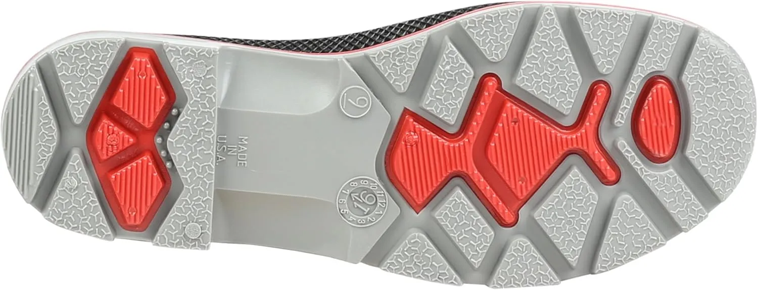 Servus XTP 15" PVC Chemical-Resistant Soft Toe Men's Work Boots, Black, Red & Grey (75108)