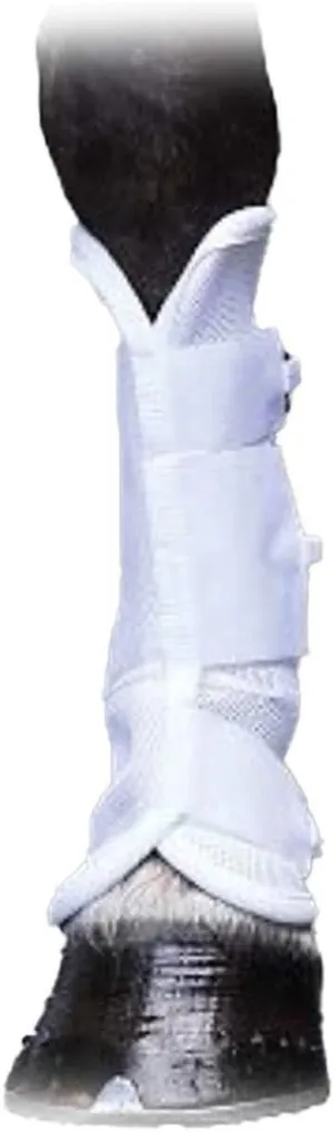 Shires Airflow Fly Boots (Pack of 4) White Cob