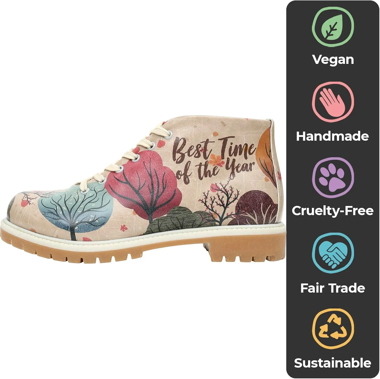 ShortCut Boots for Women - Vegan Leather and Handmade Ankle Boots for Women
