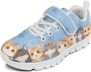 Showudesigns Tennis Shoes for Kids Girls Boys Running Shoes Non Slip Gym Sneakers