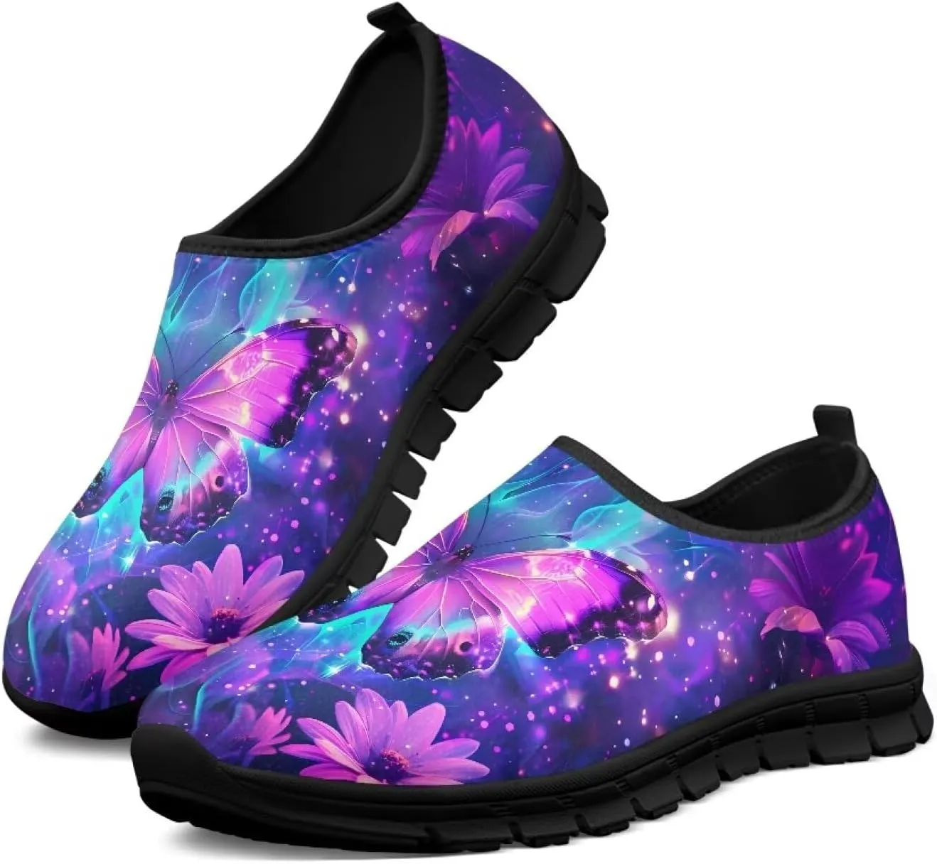 Sneakers Shoes Womens Comfortable, Fashion Sneakers Lightweight Slip On Shoes Casual Flats Shoes for Walking Daily