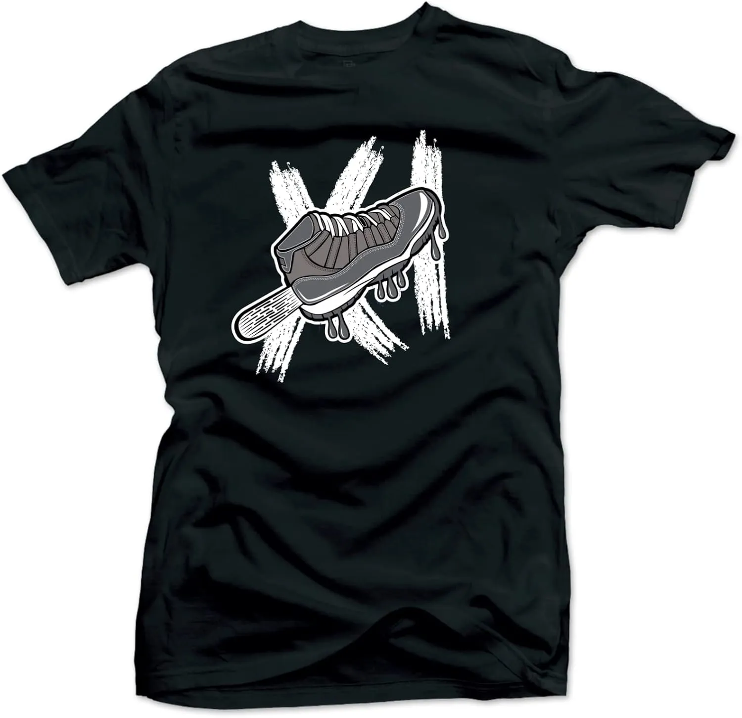 SNELOS Shirt to Match Sneaker Jordan 11 Cool Grey Match Jordan Tee