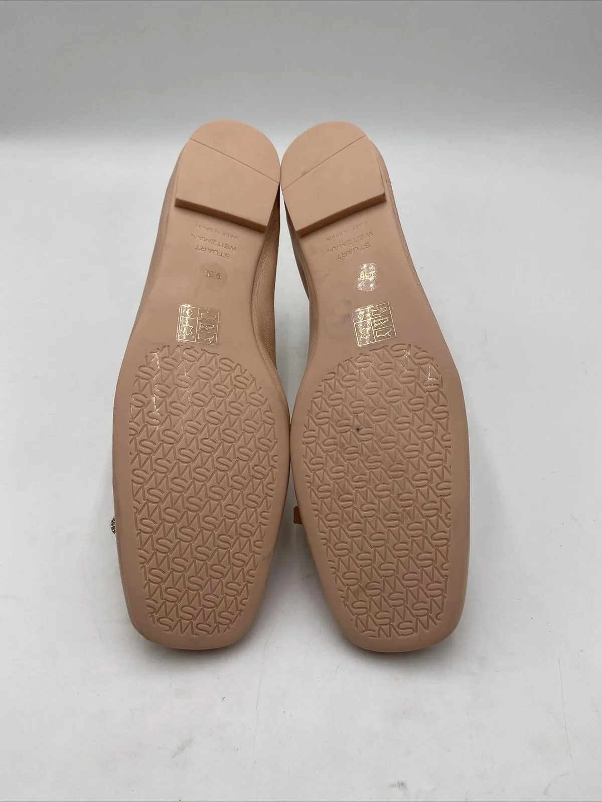 Stuart Weitzman Women’s Dixie Ballet Flats Beige Size 9.5B - Very Good